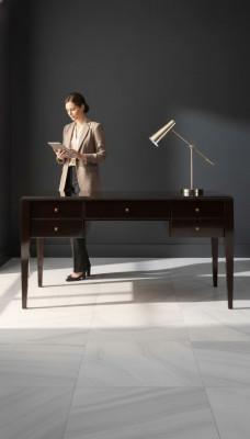 Desk table office office desk computer desk wood luxury brown design