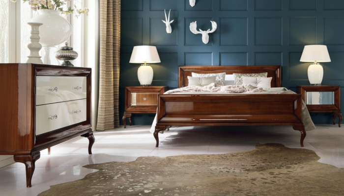 Polished bedroom furniture set: Luxury and functionality in one