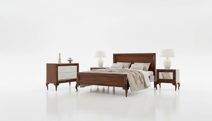 Polished bedroom furniture set: Luxury and functionality in one