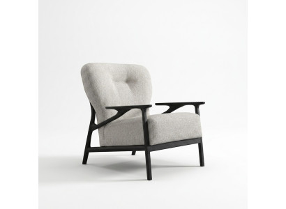 Armchair Wingback Armchair Modern Fabric Living Room Polyester White Design