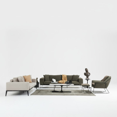 Modern sofa set three-seater two-seater armchair complete set couch suite