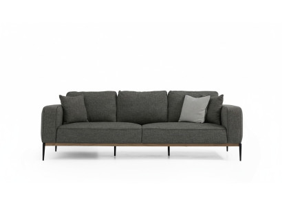 Four-seater sofa 4-seater fabric sofas modern design living room gray
