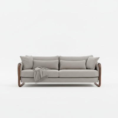 4-seater sofa, modern fabric gray, sofas design living room new