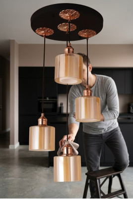 Chandelier Ceiling Light Ceiling Lamp Modern Gold