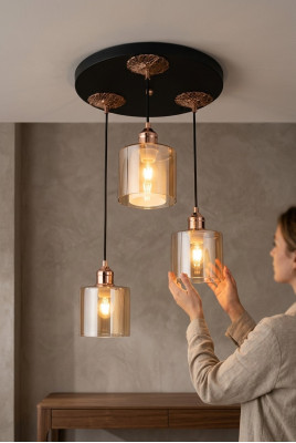 Chandelier pendant ceiling light ceiling lamp luminaire modern gold new