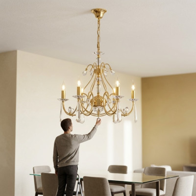 Classic ceiling lamp chandelier, ceiling light, gold light chandelier, new