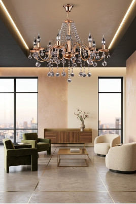 Royal luxury chandelier ceiling lamp crown lamp ceiling lighting hanging chandelier