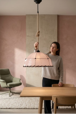 Ceiling lamp ceiling light chandelier chandelier lamp beige modern rope