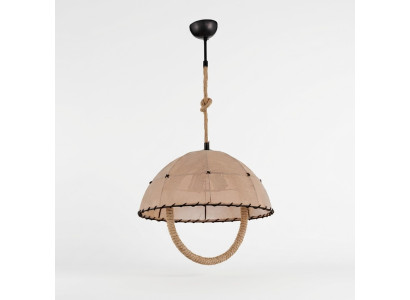 Ceiling lamp, chandelier, candelabra, chandelier lamp, beige modern rope.