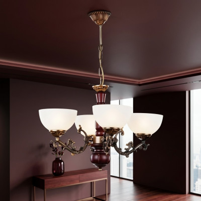Chandelier Ceiling Light Ceiling Lamp Lamps Brown Classical