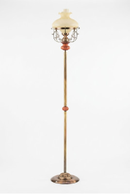 Floor lamp standing lamp stand luxury lights lamp lamp gold glass 185 cm.