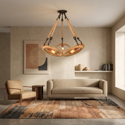 Ceiling light chandelier chandelier ceiling lamp lamp glass brown modern