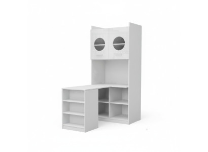 Desk White Table Office Children's Room Youth Room Tables New High Gloss