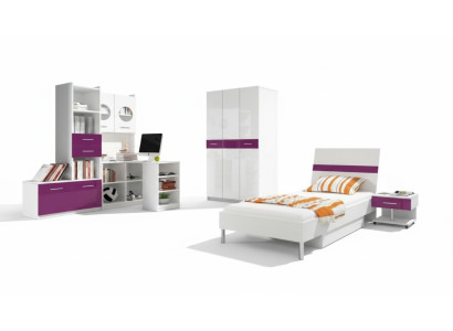 Corner desk modern desk wood youth children's room white furniture design