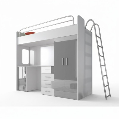 Bunks Loft Bed Real Wood Children & Youth Room New Bunk Bed Floors