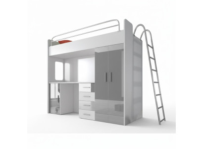 Bunks Loft Bed Real Wood Children & Youth Room New Bunk Bed Floors