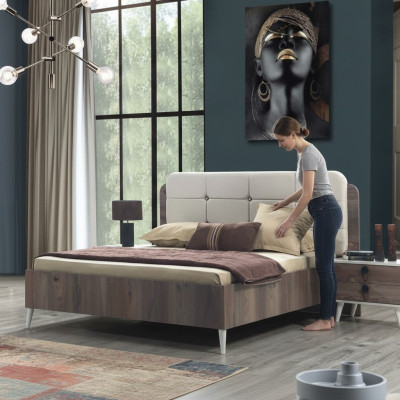 Bed double bed bedroom design beds modern upholstery wood