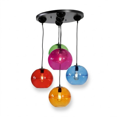 Design chandelier ceiling lamps modern silver wall lamp colorful chandelier
