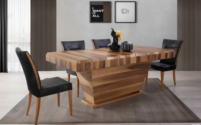 Dining table tables furniture luxury rectangular table wood dining tables luxury wooden tables new