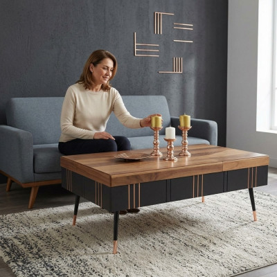 Coffee table, side table, table, living room tables, end table, wood, sofa, 120x68cm