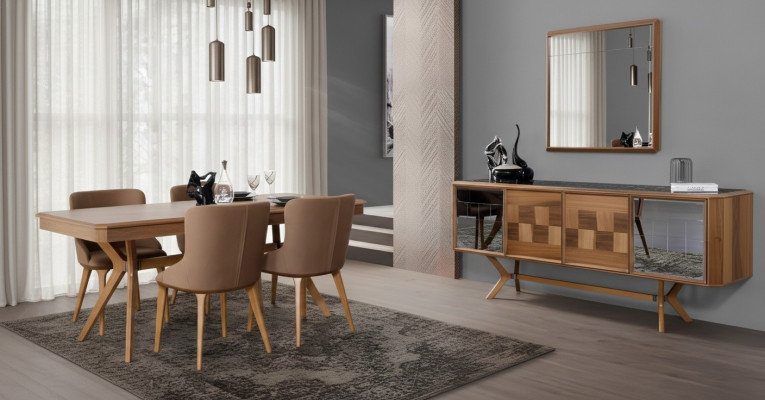 Dining room set table 6x armchair chairs luxury dining group set new complete