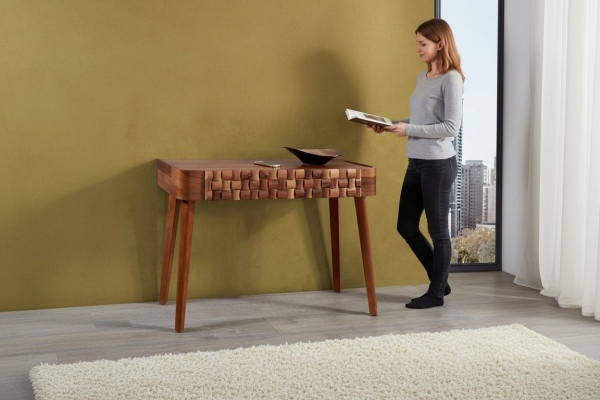 Console table furniture style console dressing table Italian style brown chests of drawers