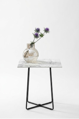 Side table stainless steel countertop marble coffee table design living room table