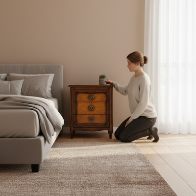 Bedroom Nightstands Cabinet Furniture Italian Nightstand Side Table Cabinets