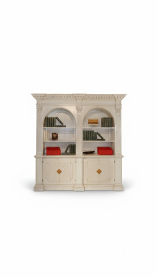 Living room bookcase library shelf book cabinets sideboard solid wood