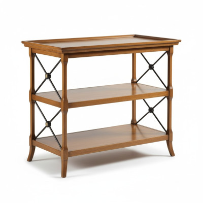 Stand storage side table Italian furniture shelf wood cabinets shelves new