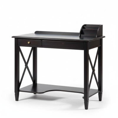 Desk wood office desks furniture table office computer country house solid wood