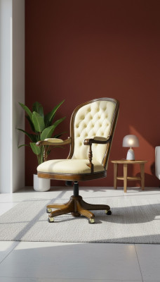 Executive chair, office furnishings, chair, office chair, swivel chair, armchair, baroque, new
