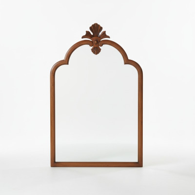 Wood Wall Mirror Genuine Handicraft Italian Craftsmanship Frame Wall Mirror