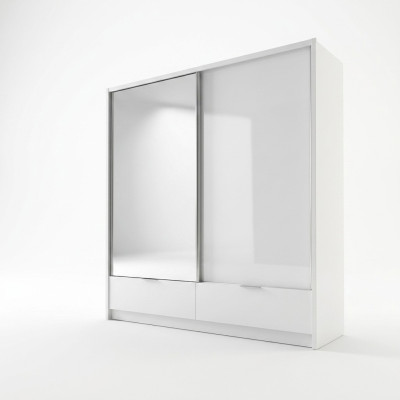 Wardrobe Storage 200cm Shelf Cabinet Archive Sliding Doors Sliding Doors Office