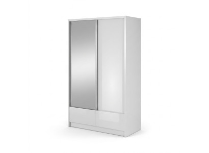 Wardrobe Storage 130cm Shelf Cabinet Archive Sliding Doors Sliding Doors Office