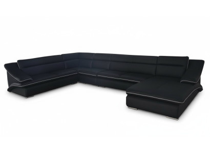 Sofa Sectional Sofa Design Upholstered Corner Couch Corner Suite Couch U-Shape Living Landscape +USB