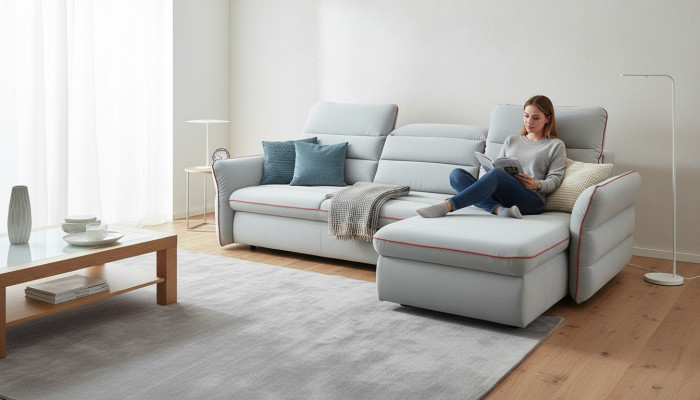 Design corner sofa couch living landscape textile upholstery sofas leather multifunction