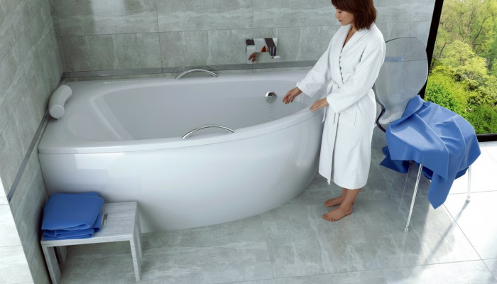 Bathtub corner tub corner 150*70 cm acrylic tub bath decor corner bathtub