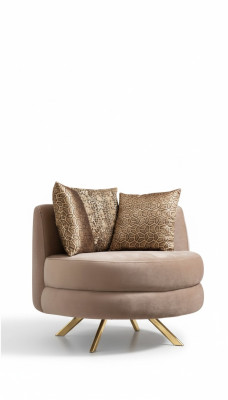 Armchair Luxury Design Furniture Classic Style Design Textile Living Room Lounge New