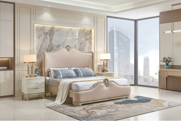 Bed frame beds double bed frame beige bed furniture double beds