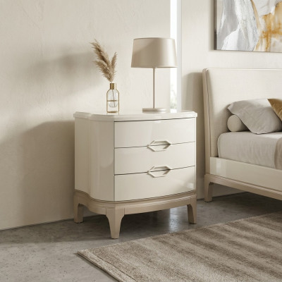 Modern bedside table side table white design nightstand night console