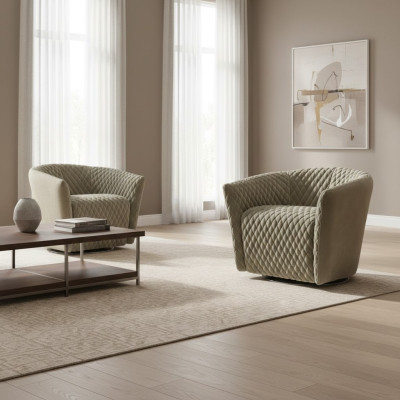 Chair Seat Design Living Room Upholstery Wood Cushion Modern Luxury Gray New