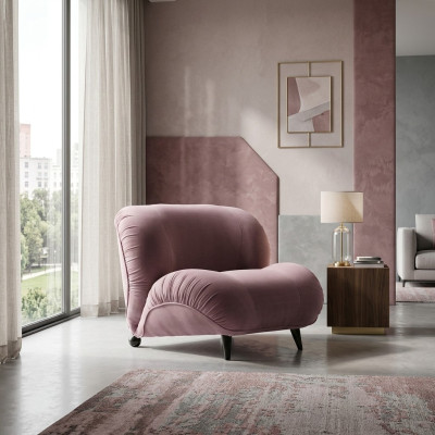 Armchair single-seater luxury upholstery furniture living room single-seater armchair textile lounge.