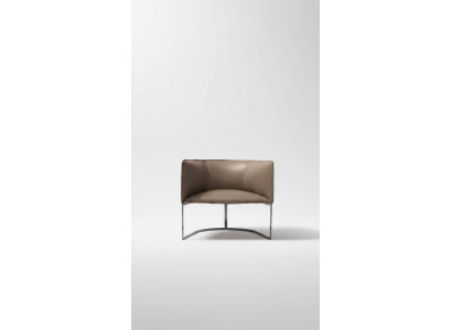 Luxury design furniture grey Prianera style design leather armchair living room lounge
