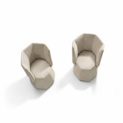 Design armchair luxury single-seater modern reclining textile 1 seat furniture single-seater Prianera.