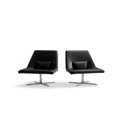 Italian style chair luxury 1-seater upholstered designer chair leather Prianera