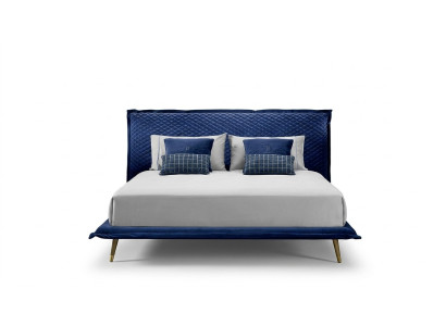 Double bed beds bed frame bed wood bedroom blue classic Prianera new