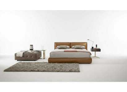 Double bed upholstered bed luxury bedroom beds double bed frame brown furniture