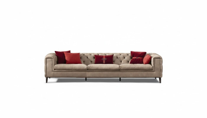 Sofa 4-seater leather sofas luxury designer couch new sofa luxury Chesterfield new