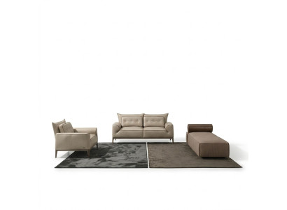 Luxury Suite Sofa Set 2+1 Seat Sofa Sofas Armchair Leather 2pcs. PRIANERA
